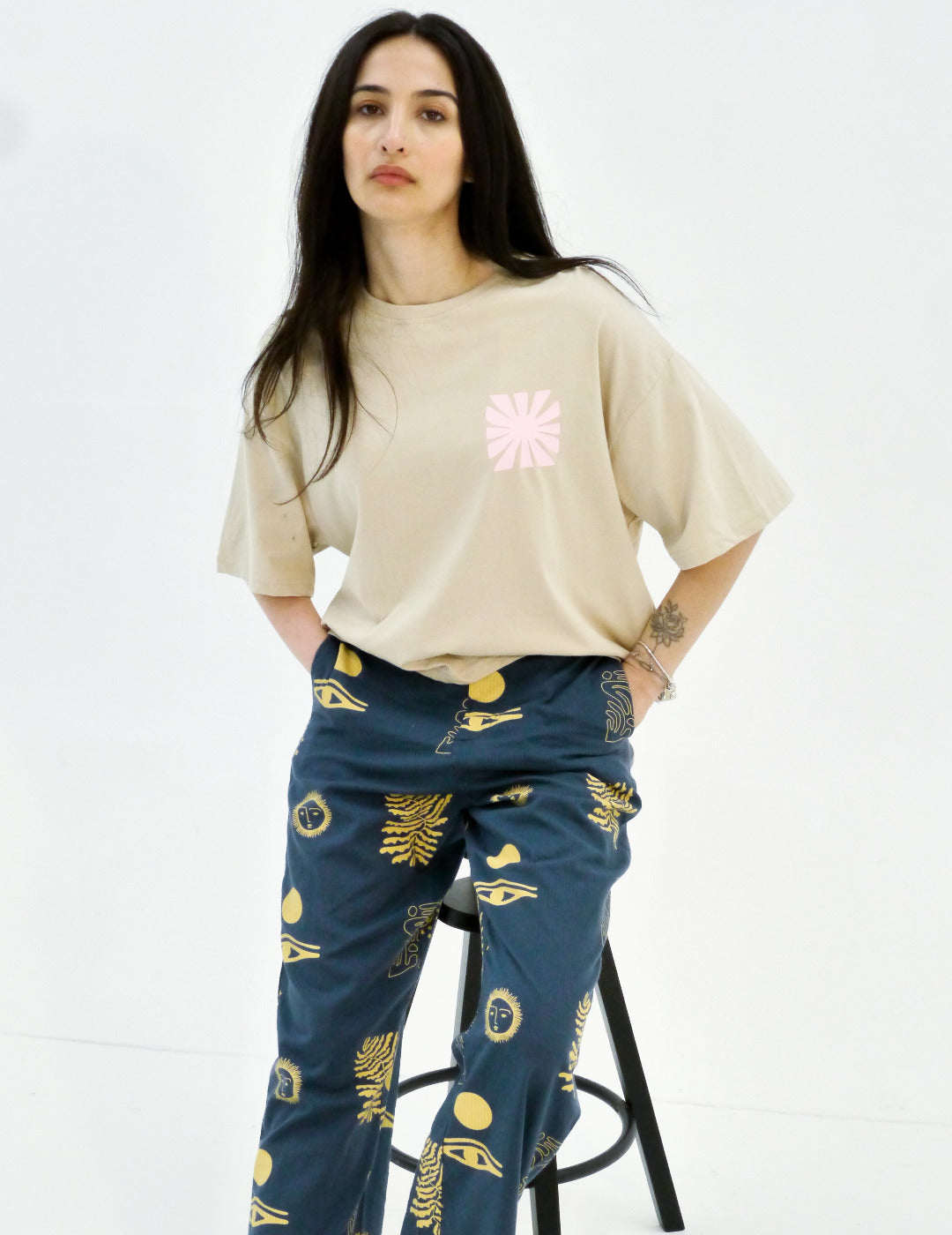 Seersucker Ali Pant - Case The Summer Print