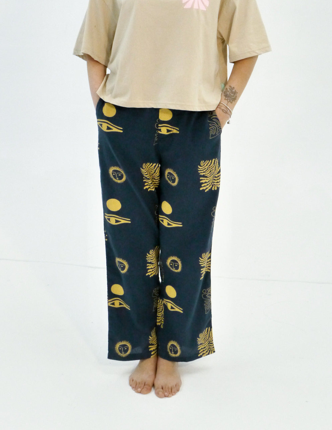 Seersucker Ali Pant - Case The Summer Print