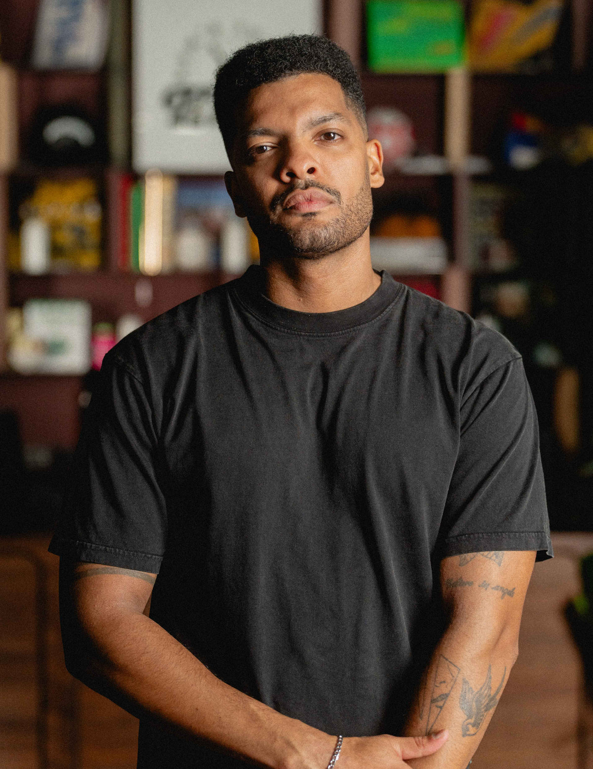 Fresh Vintage Heavyweight Washed Tee - Black