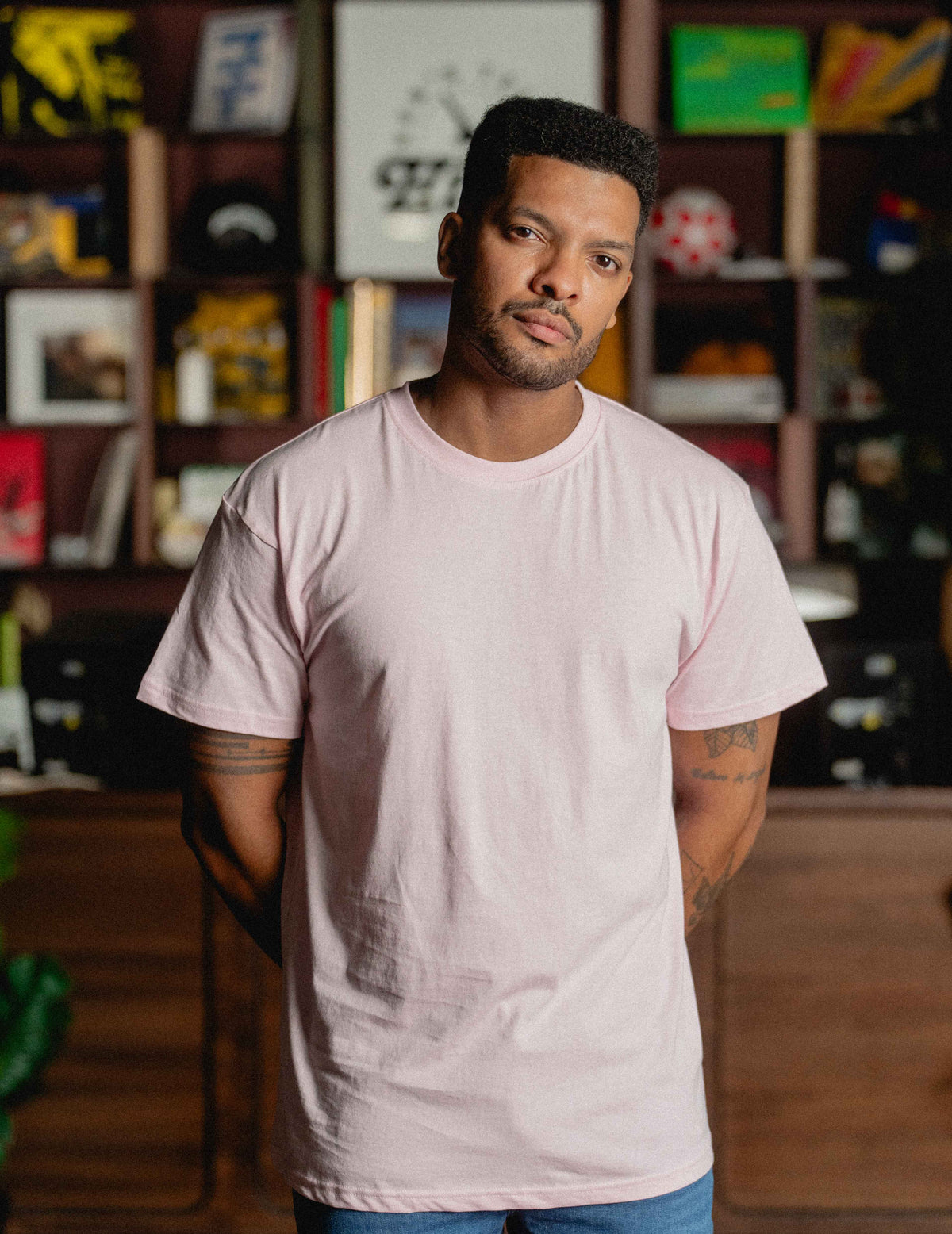 Fresh Staple Tee - James Kirwan Pastel Pink