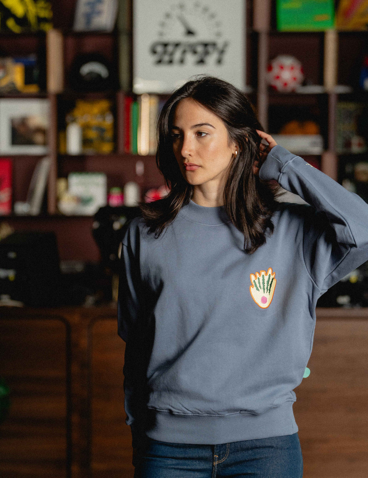 Womens Everyday Crew - Pearls
