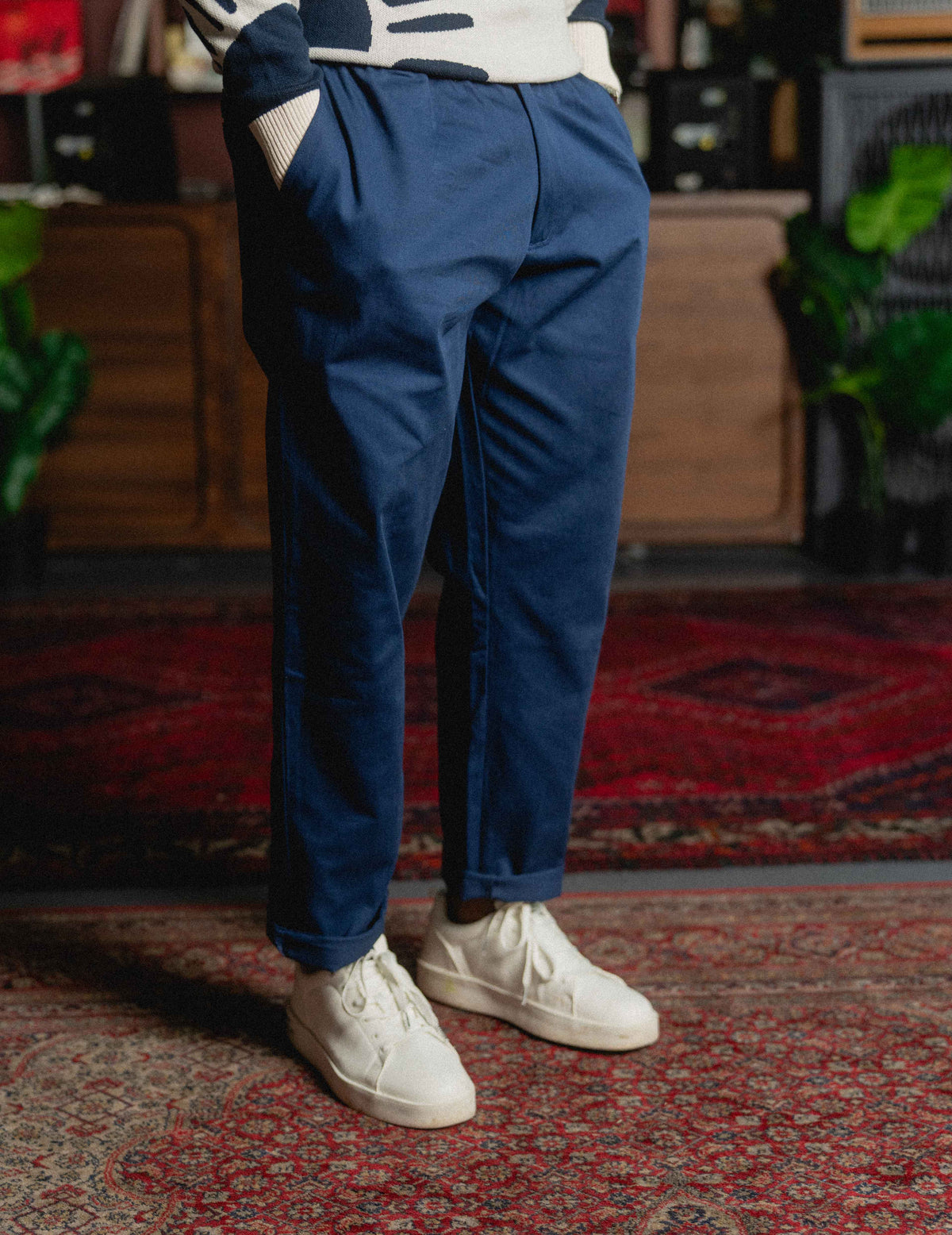Fresh Relaxed Chinos - Navy