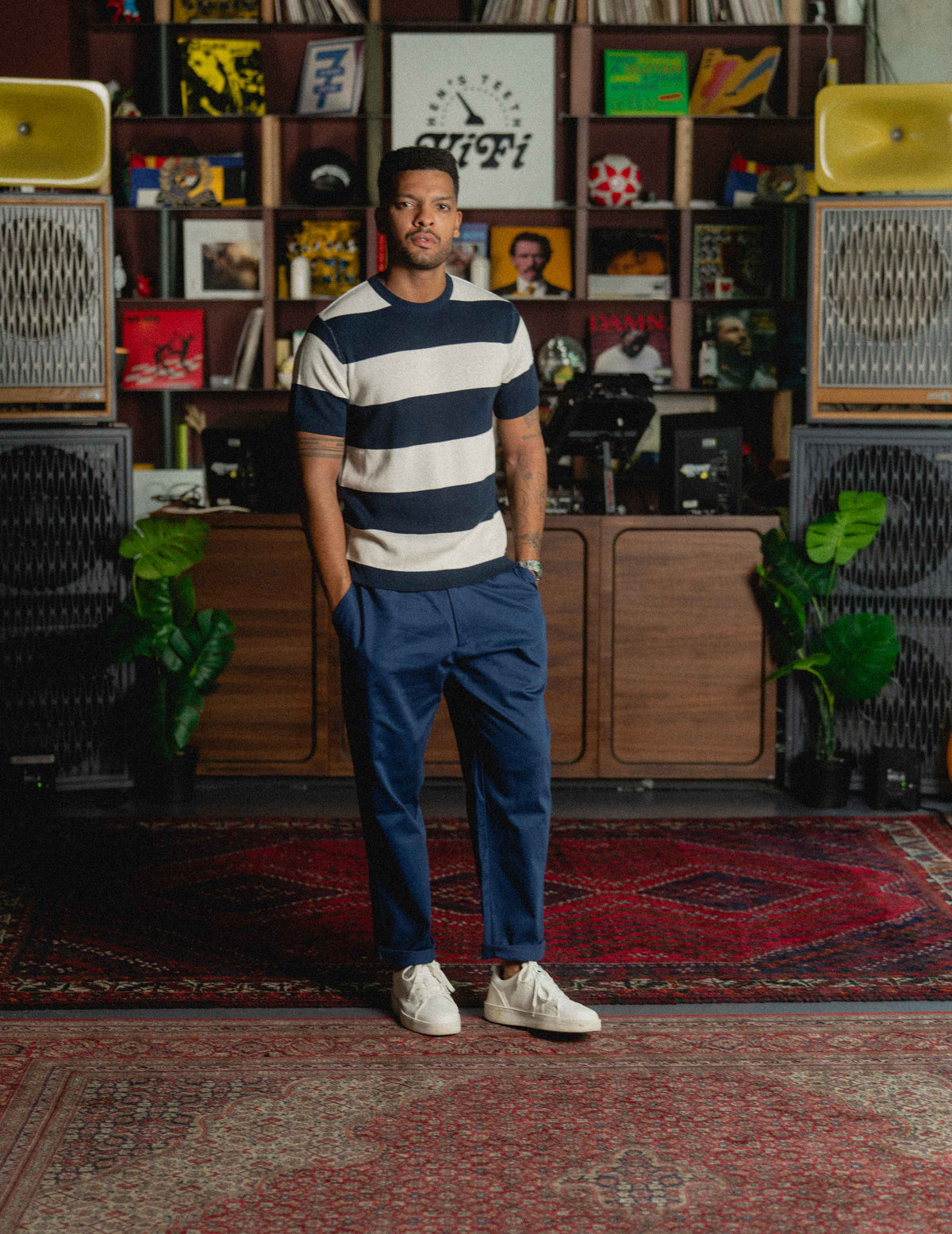 Fresh Relaxed Chinos - Navy