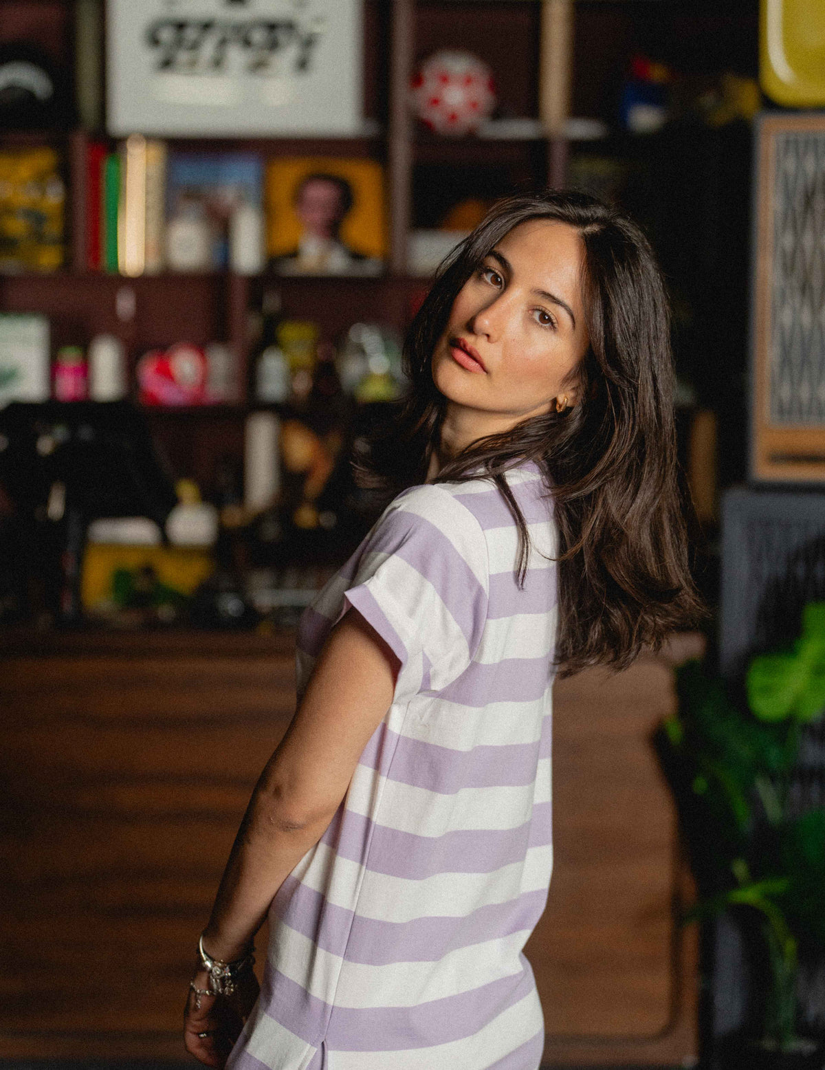 Heavyweight Stripe Dress