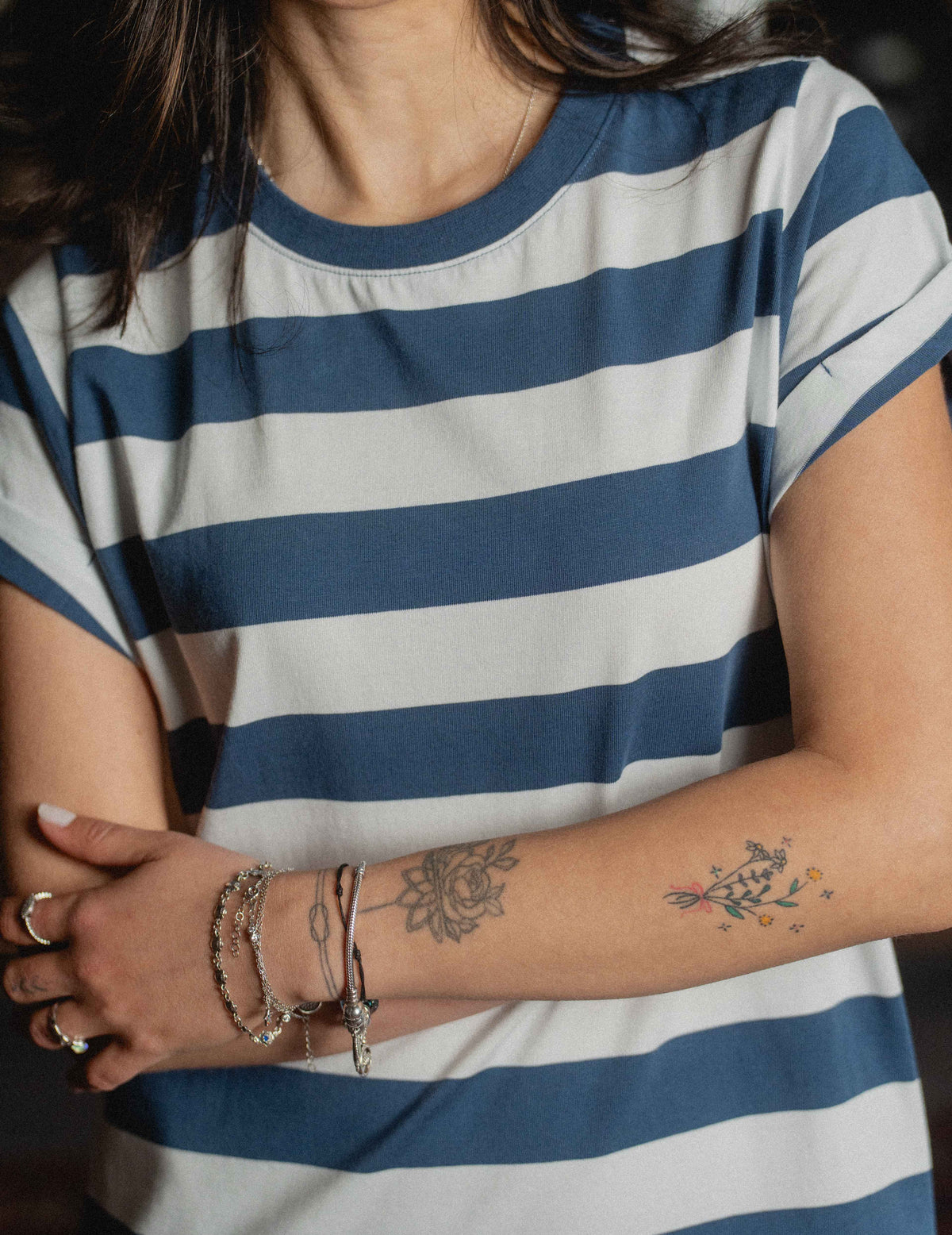 Heavyweight Stripe Dress