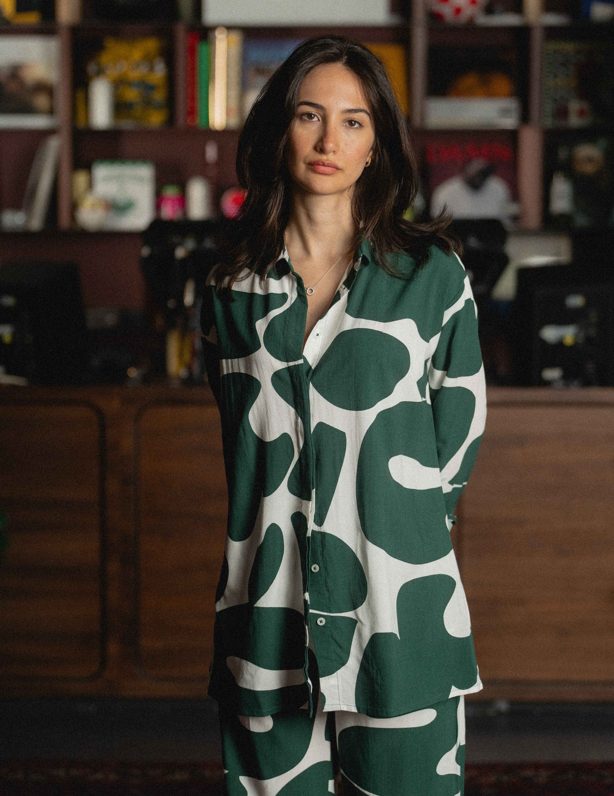 Ecovero Womens Shirt - Shakti Print