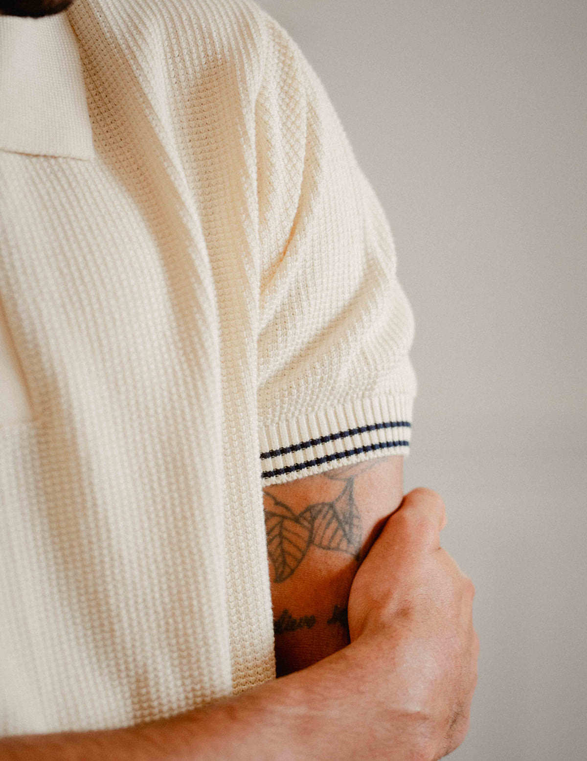 Fresh Knit Colar Tee