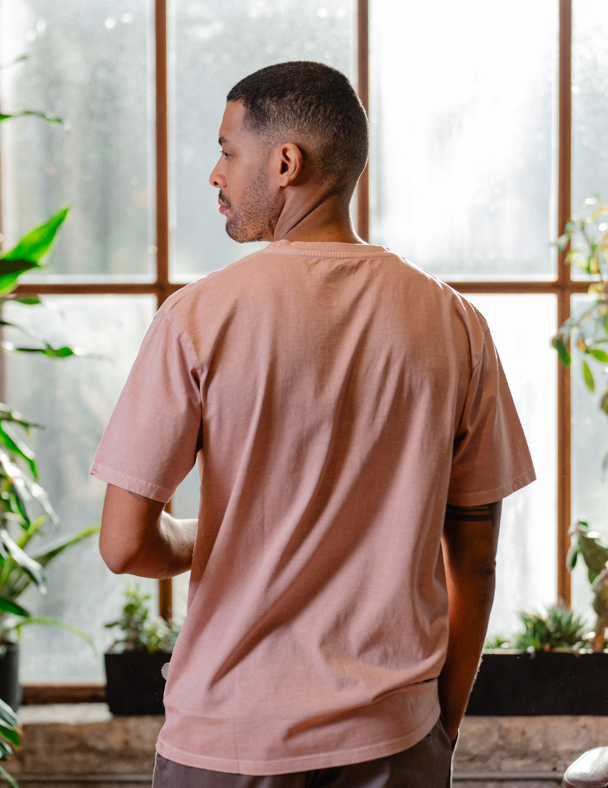 Fresh Vintage Heavyweight Washed Tee - Red