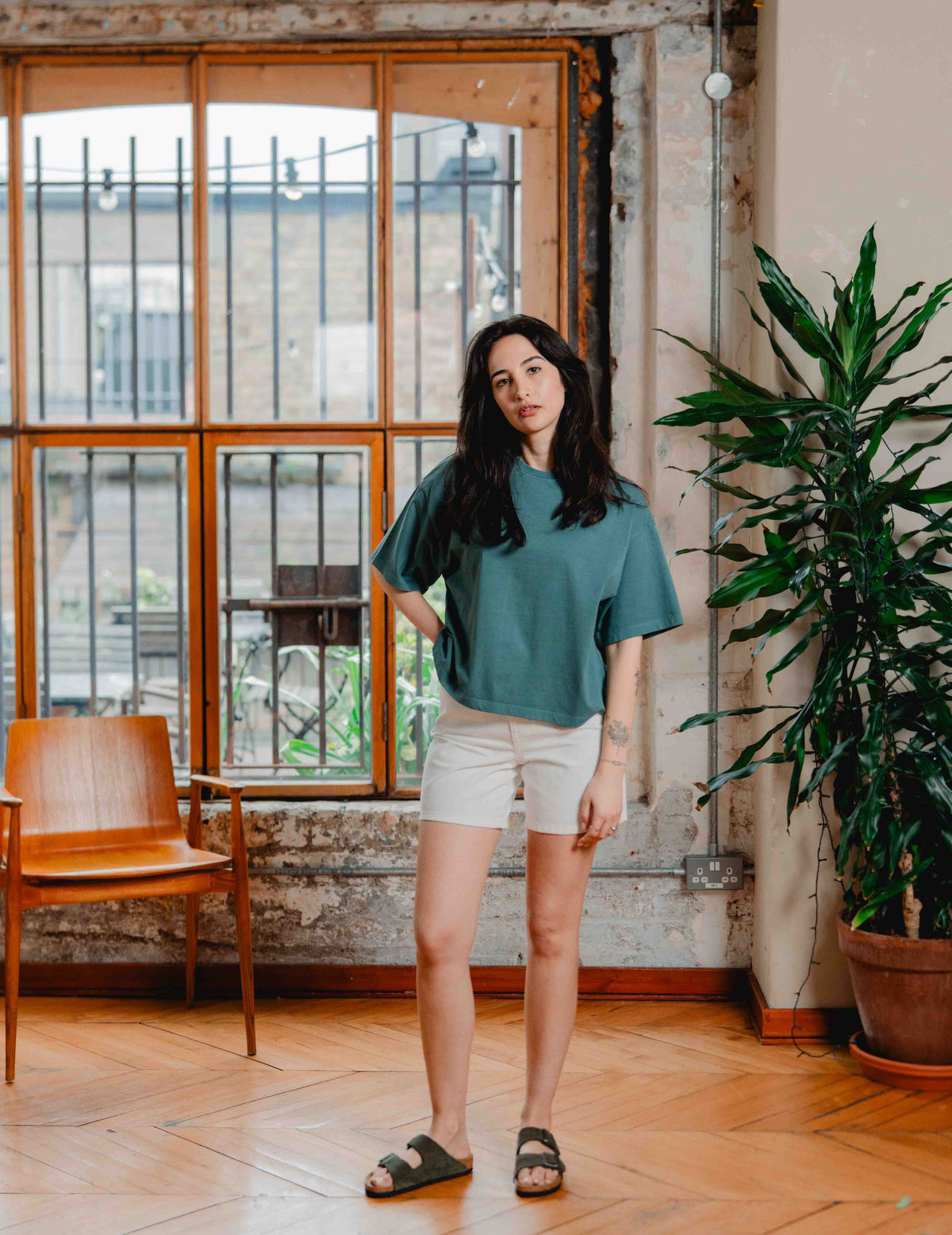 Oversized Tee - Vintage Heavyweight Washed Green