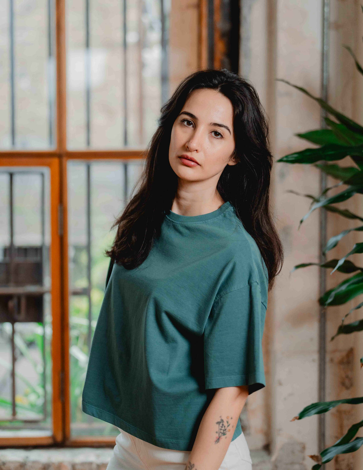Oversized Tee - Vintage Heavyweight Washed Green