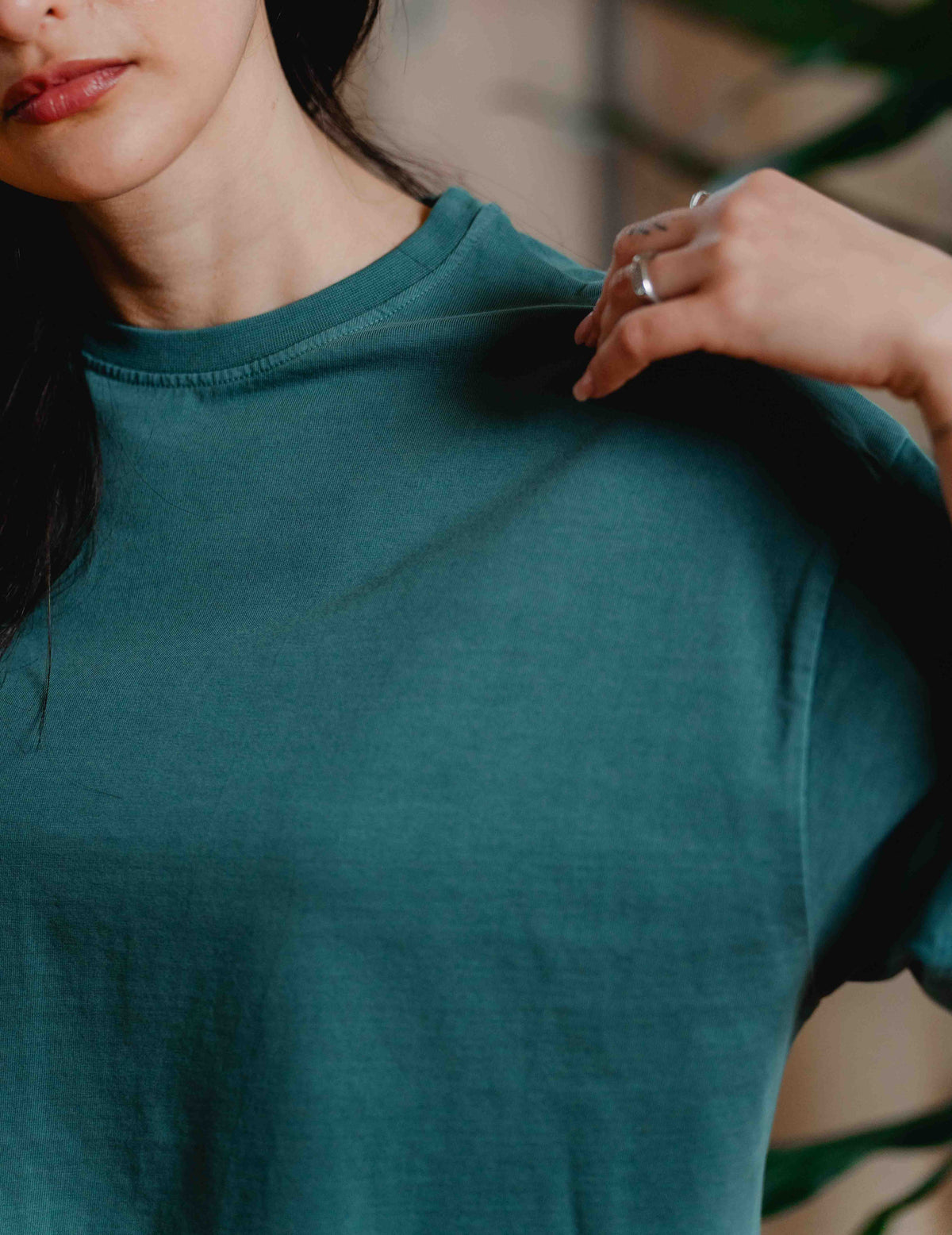 Oversized Tee - Vintage Heavyweight Washed Green