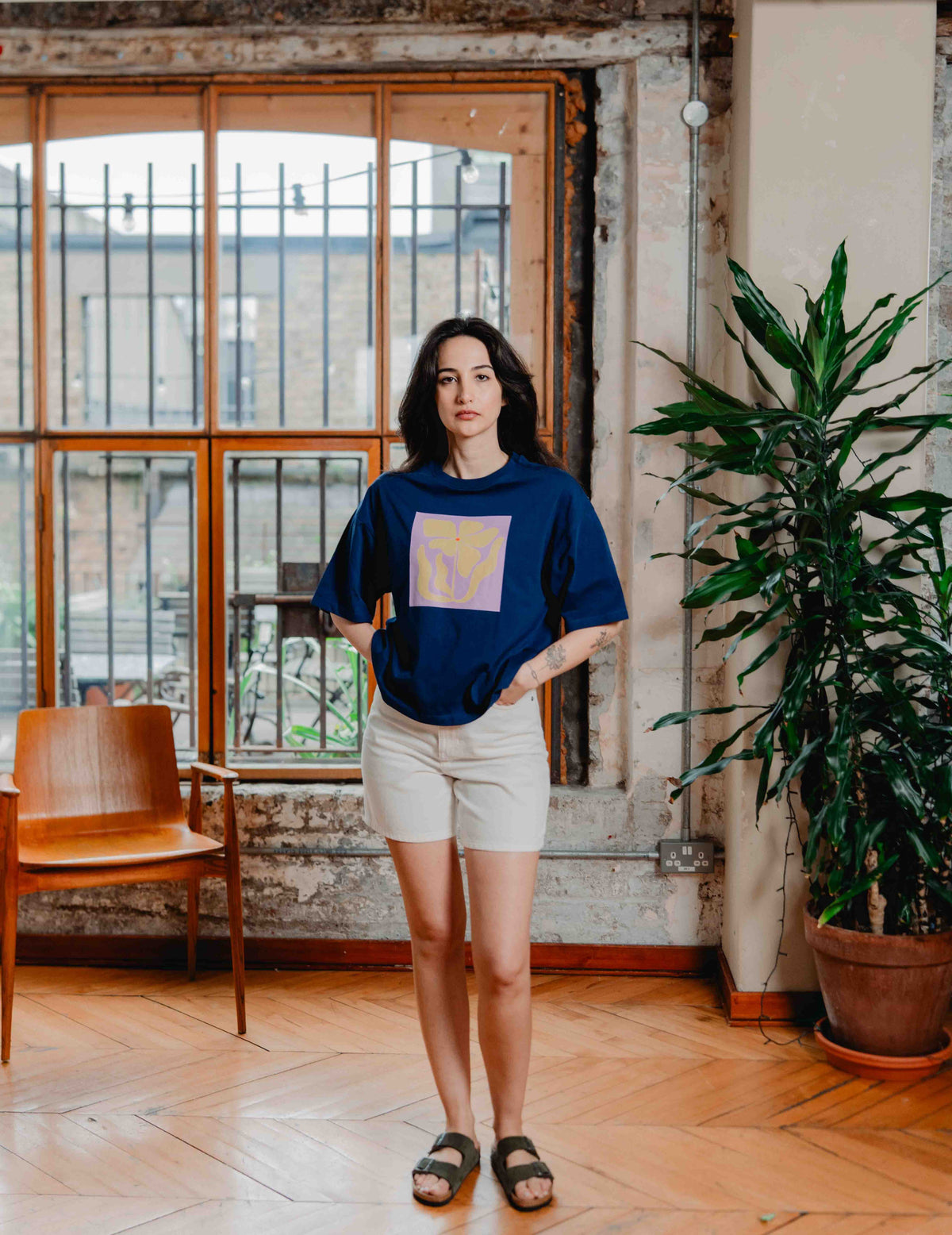 Oversized Tee - Magic Flower