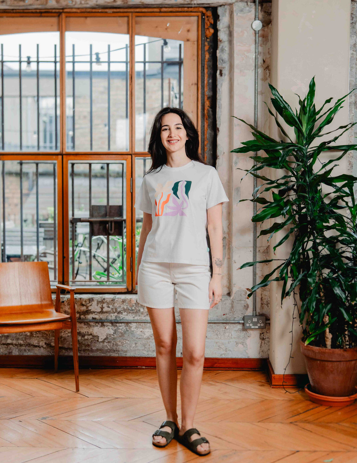 Fresh Fitted Tee - Bloom