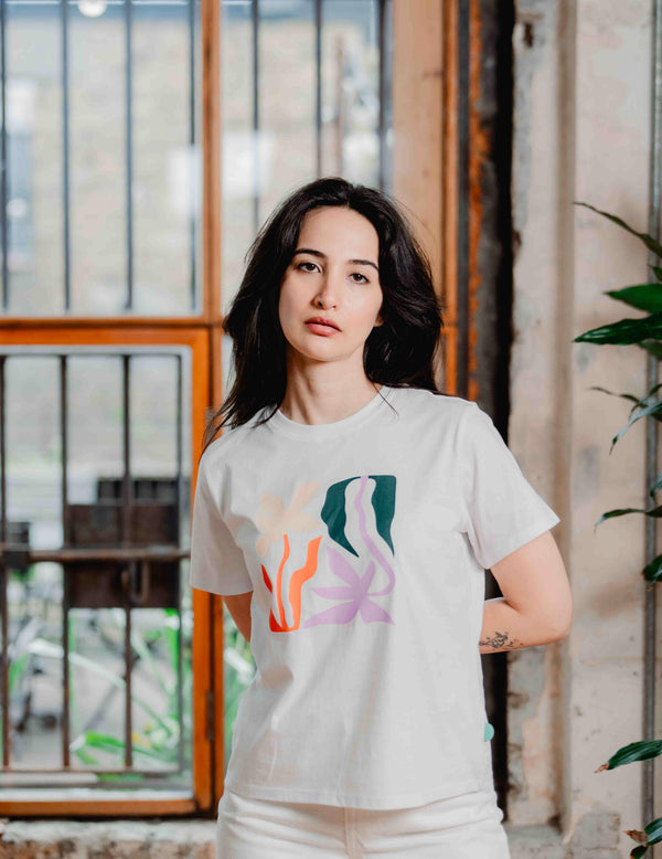 Fresh Fitted Tee - Bloom