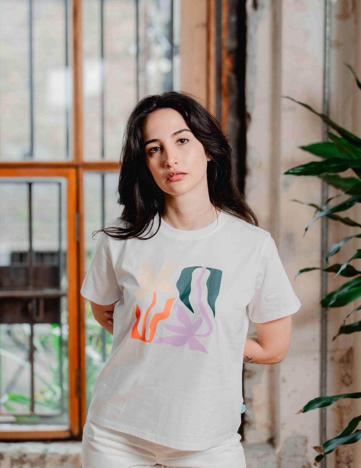 Fresh Fitted Tee - Bloom