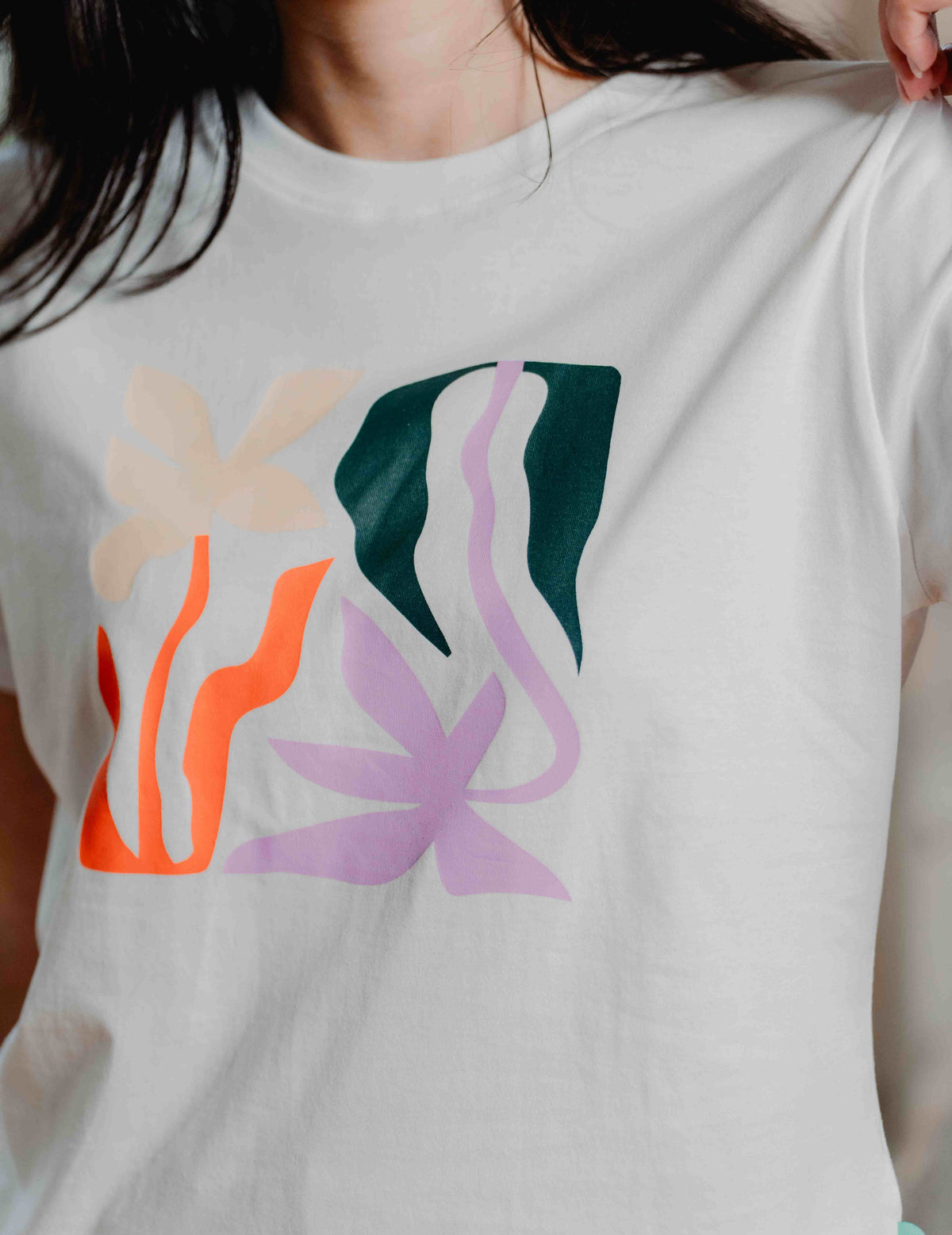 Fresh Fitted Tee - Bloom