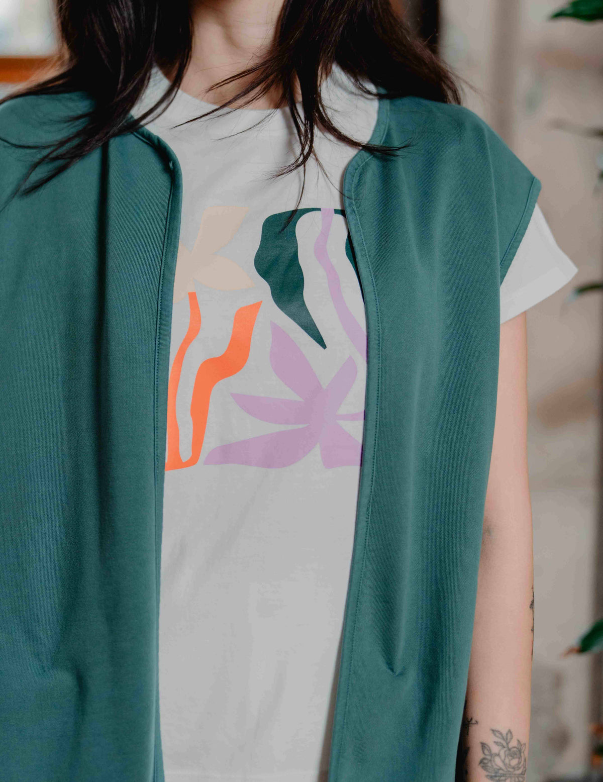 Fresh Vest - Washed Green