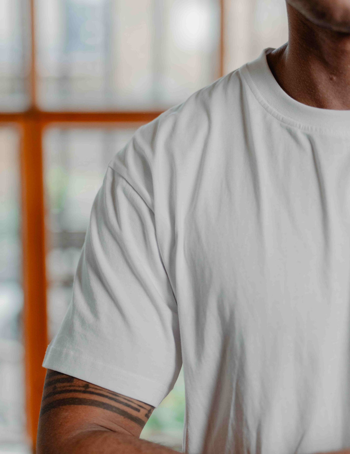 Fresh Vintage Heavyweight Washed Tee - White