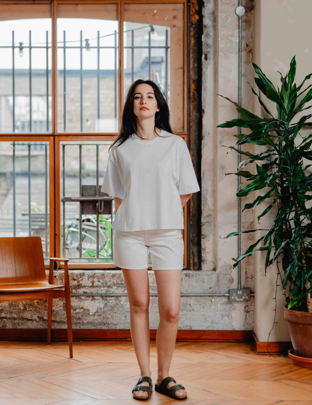 Oversized Tee - Vintage Heavyweight Washed White