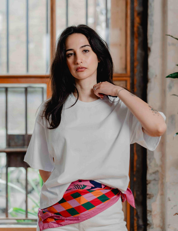 Oversized Tee - Vintage Heavyweight Washed White