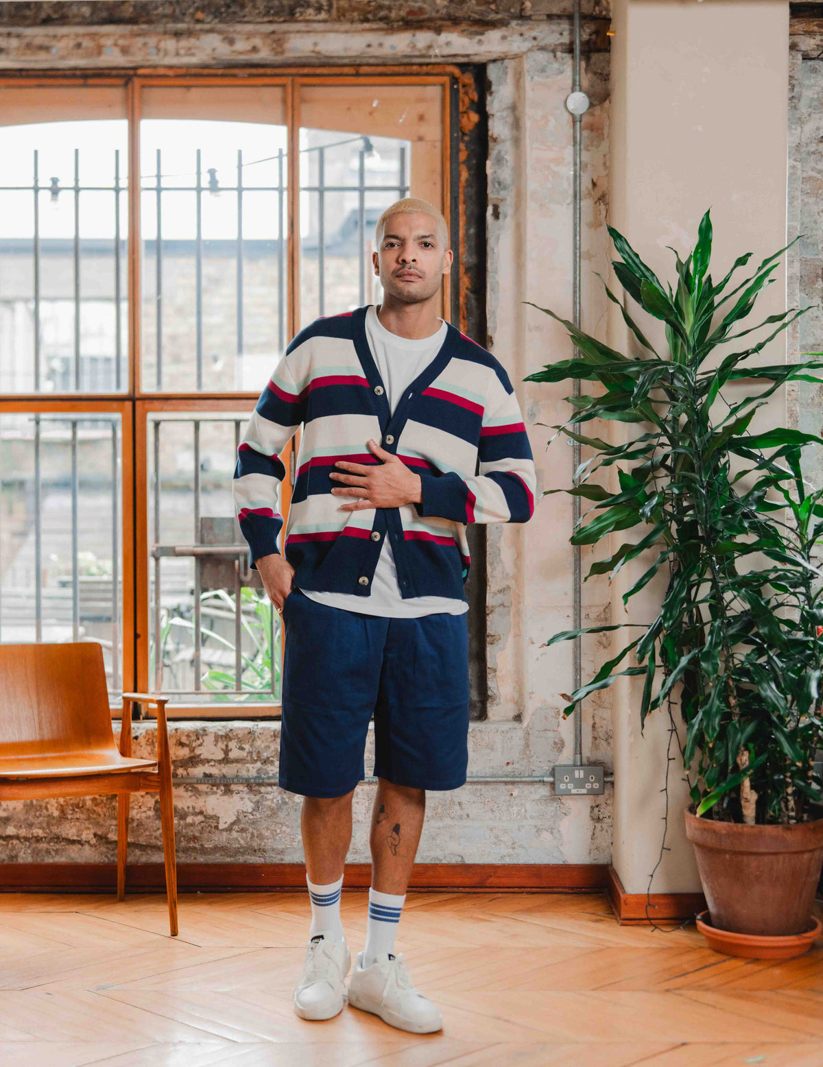 Fresh Knit Cardigan - Stripe