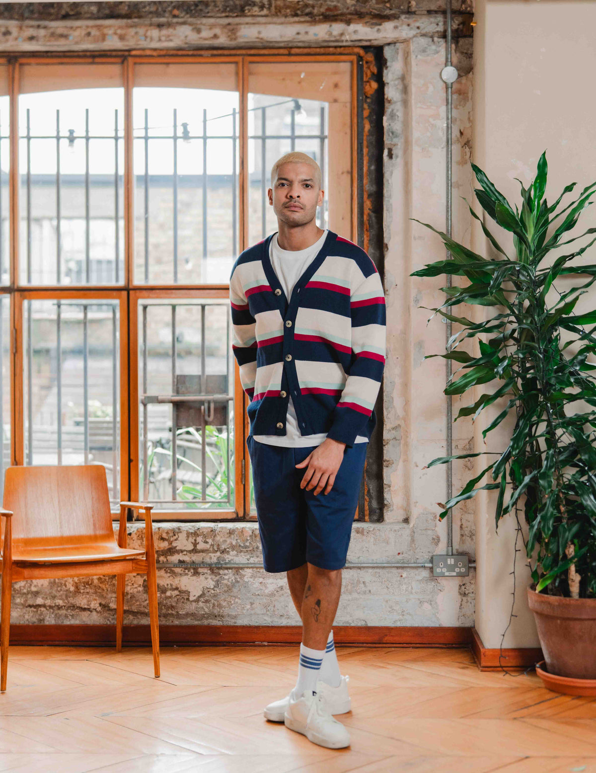Fresh Knit Cardigan - Stripe