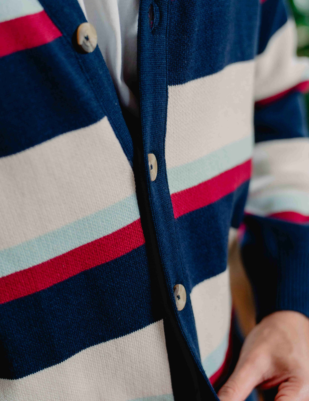 Fresh Knit Cardigan - Stripe