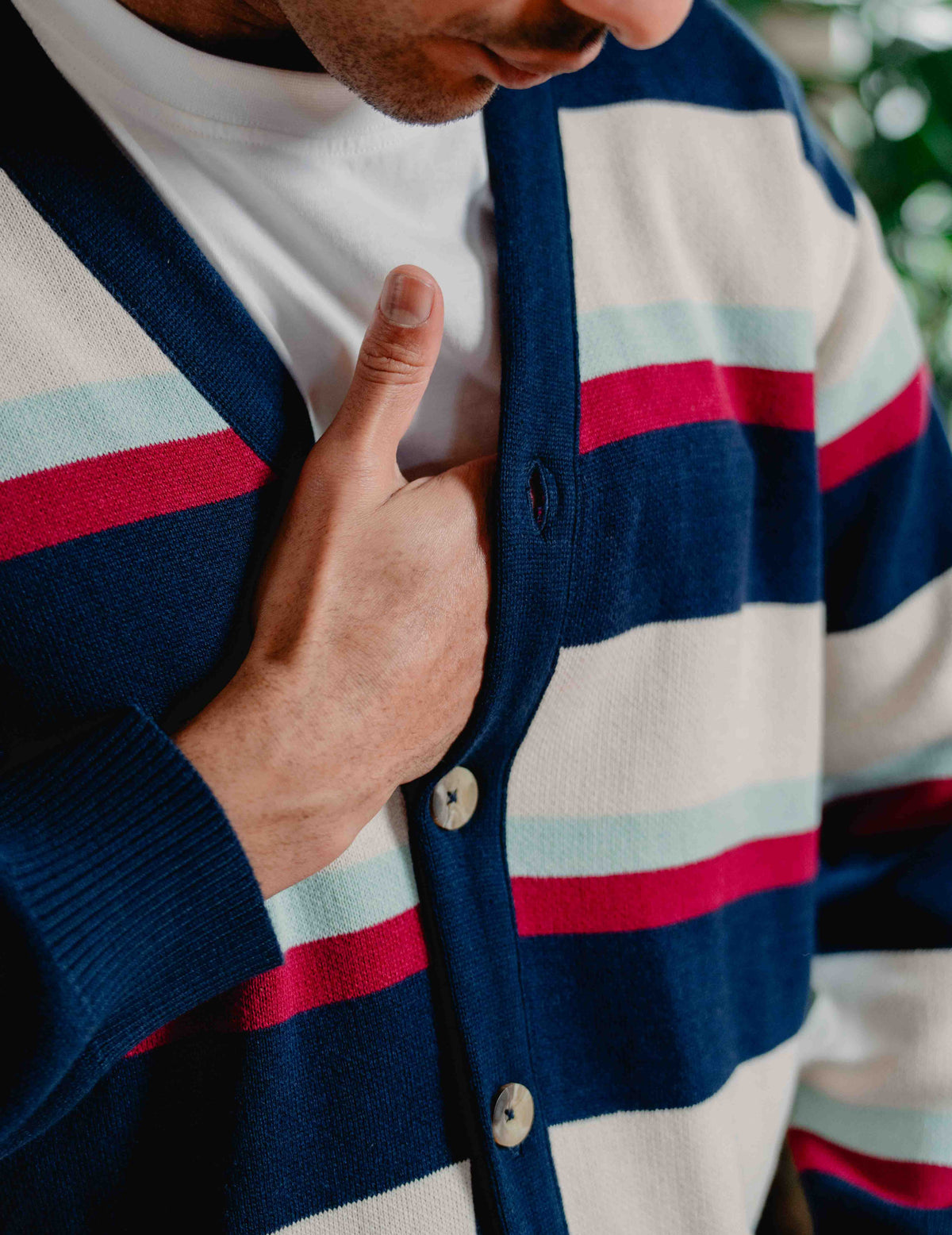 Fresh Knit Cardigan - Stripe