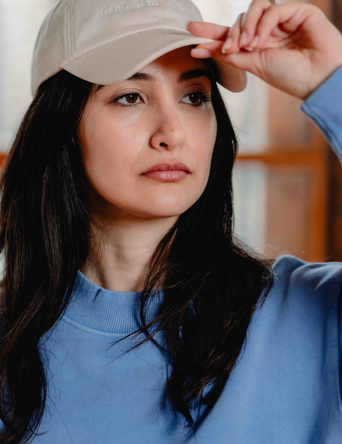 Womens Castle Crew - Washed Blue