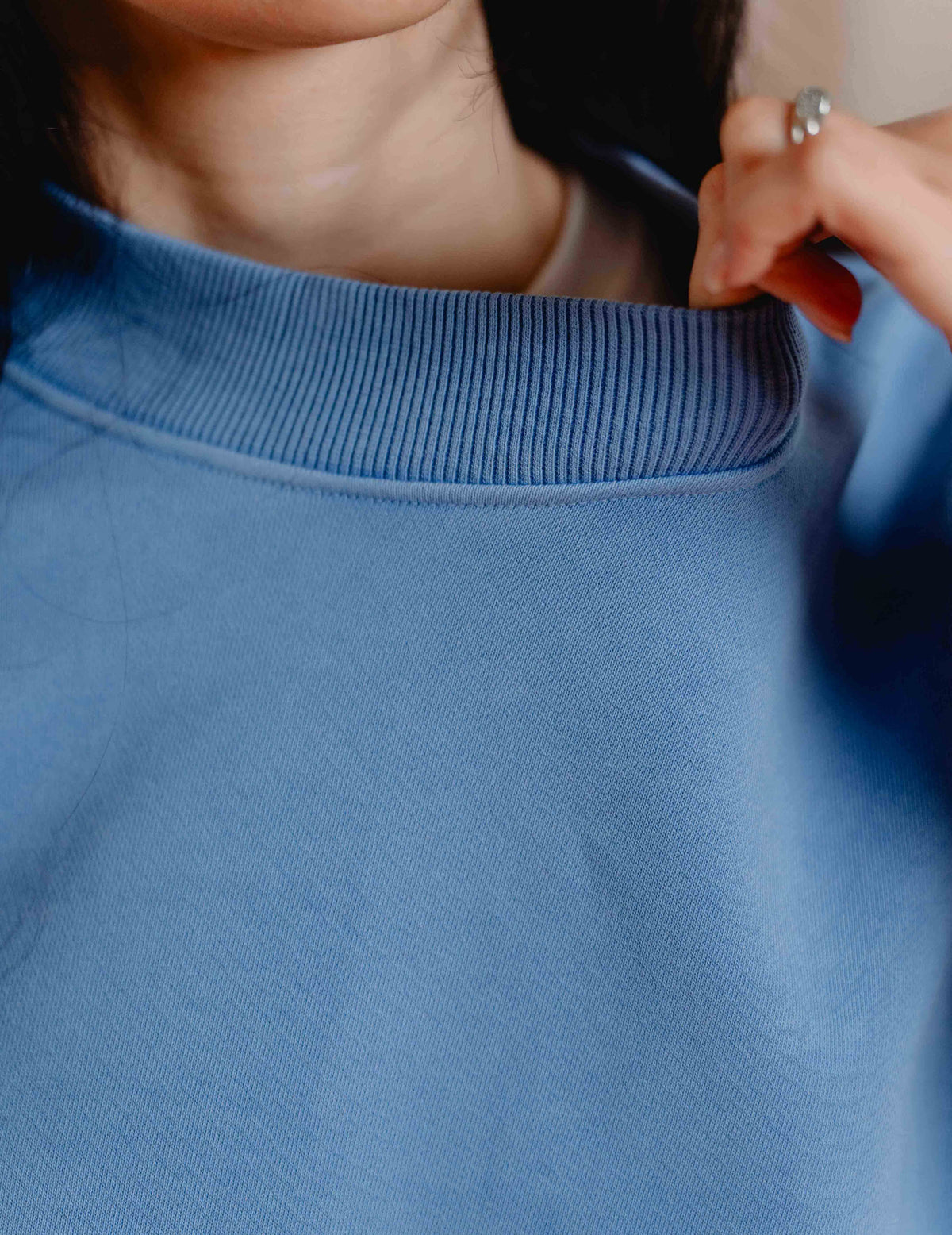 Womens Castle Crew - Washed Blue