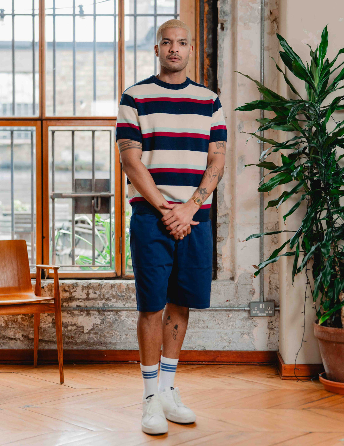 Fresh Knit Tee - Stripe 2026