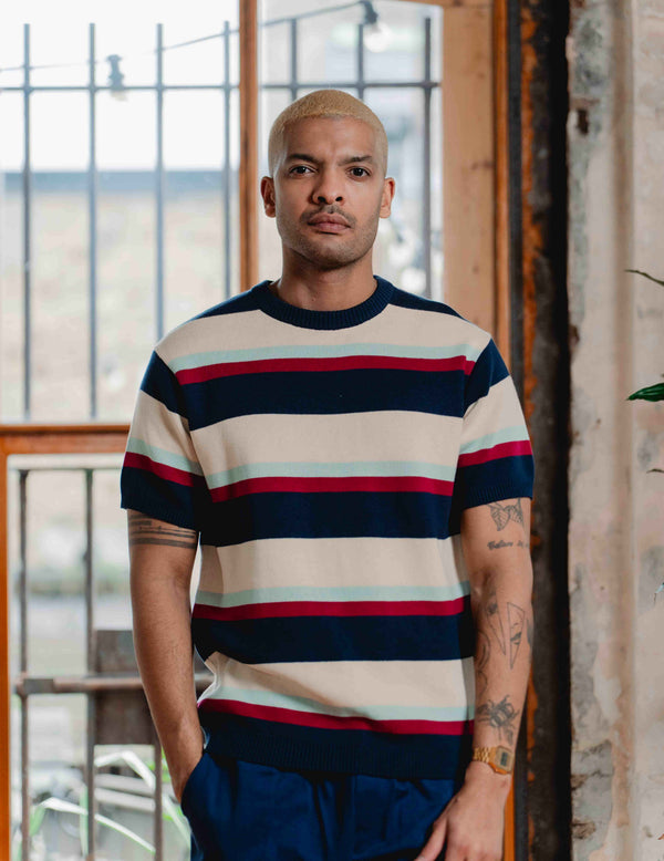 Fresh Knit Tee - Stripe 2026