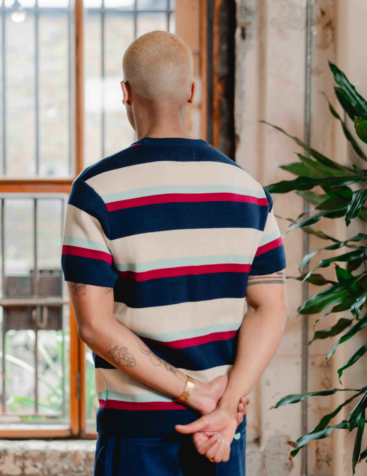 Fresh Knit Tee - Stripe 2026