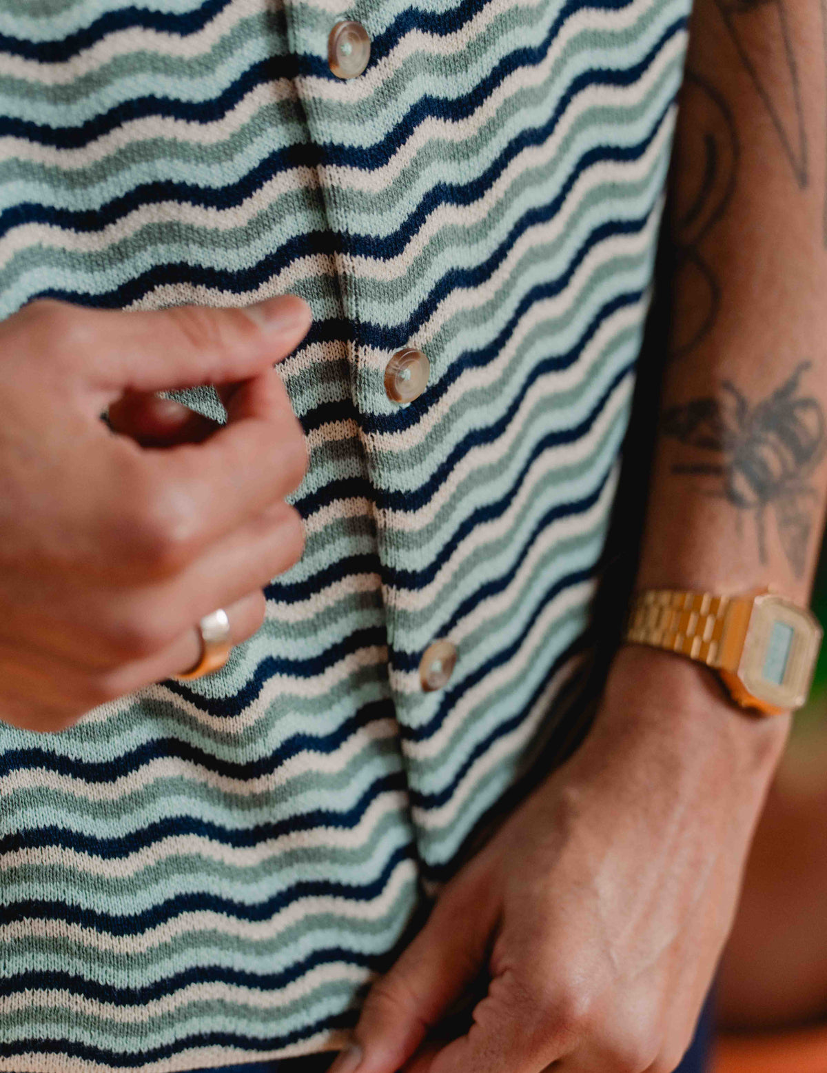 Fresh Knit Shirt - Stripe