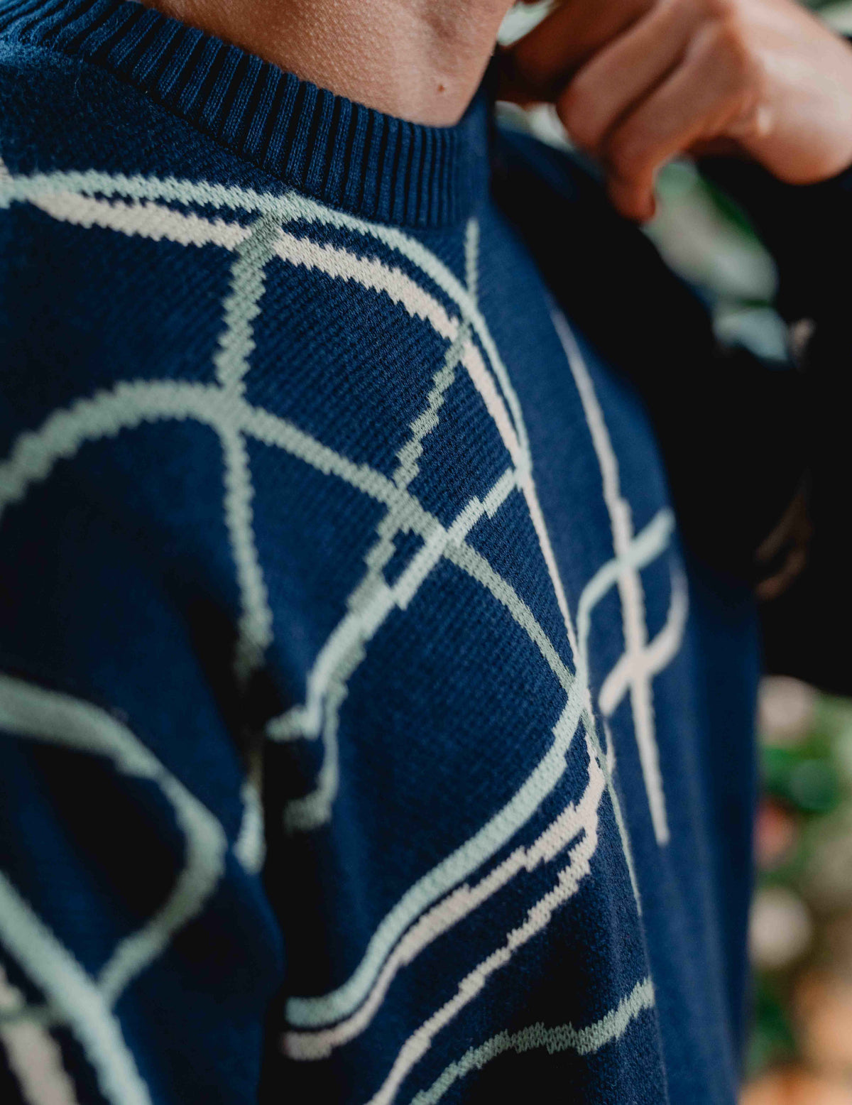 Fresh Knit - Navy Swirl