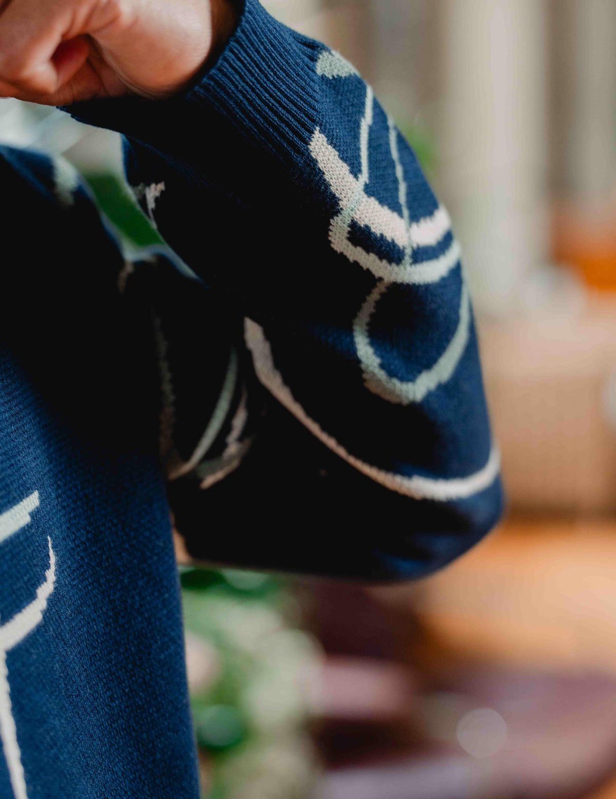 Fresh Knit - Navy Swirl