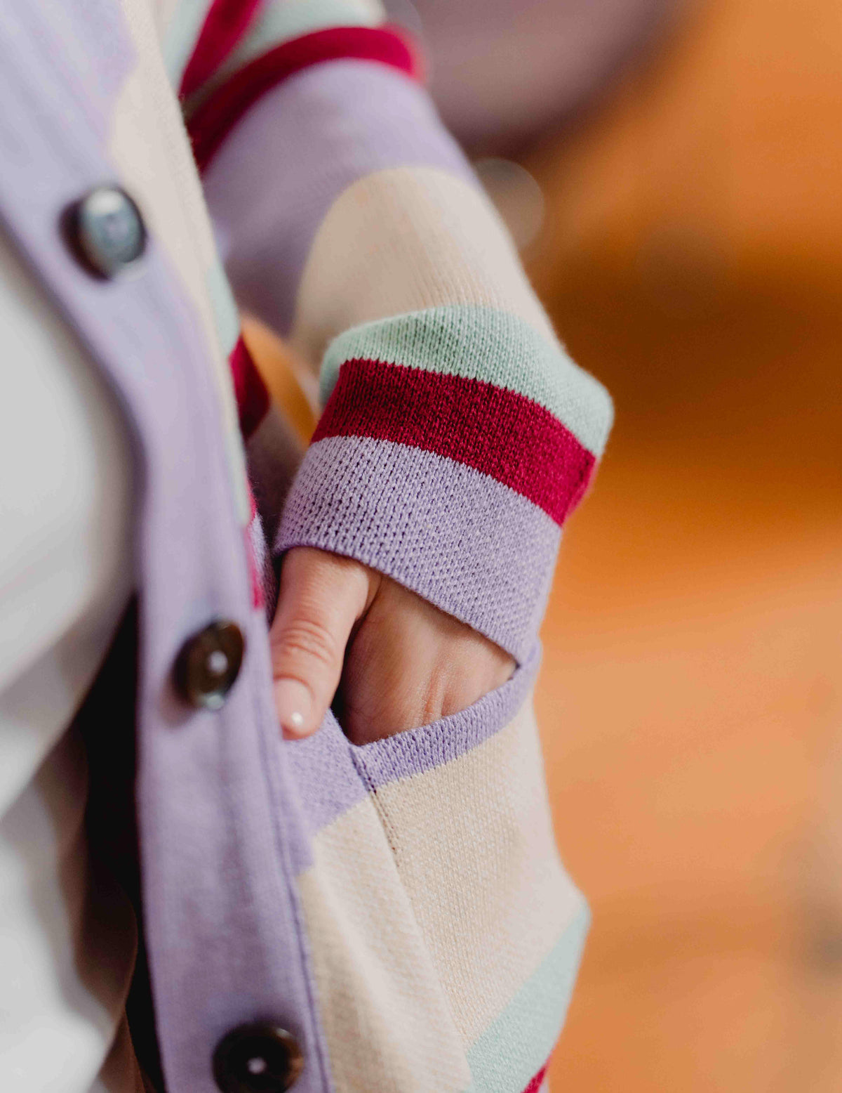 Anna Knit Cardigan - Stripe
