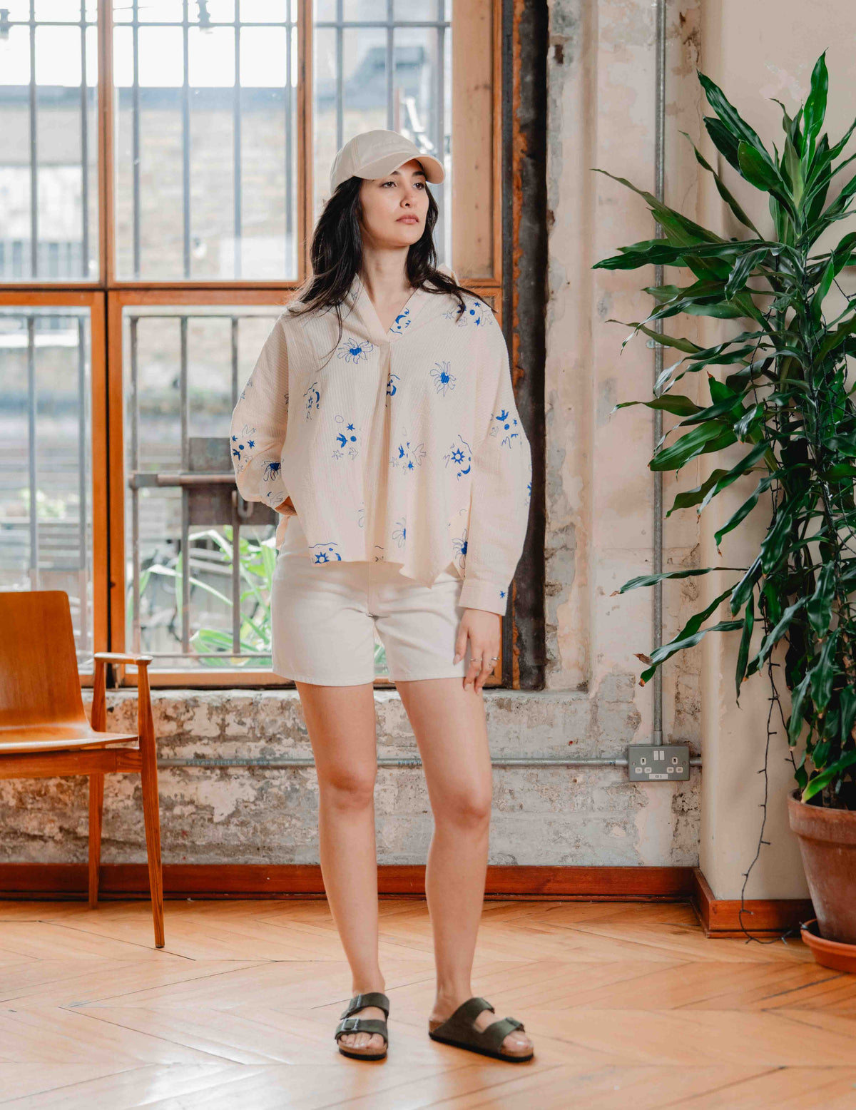 Seersucker Jamie Shirt - Jasmine