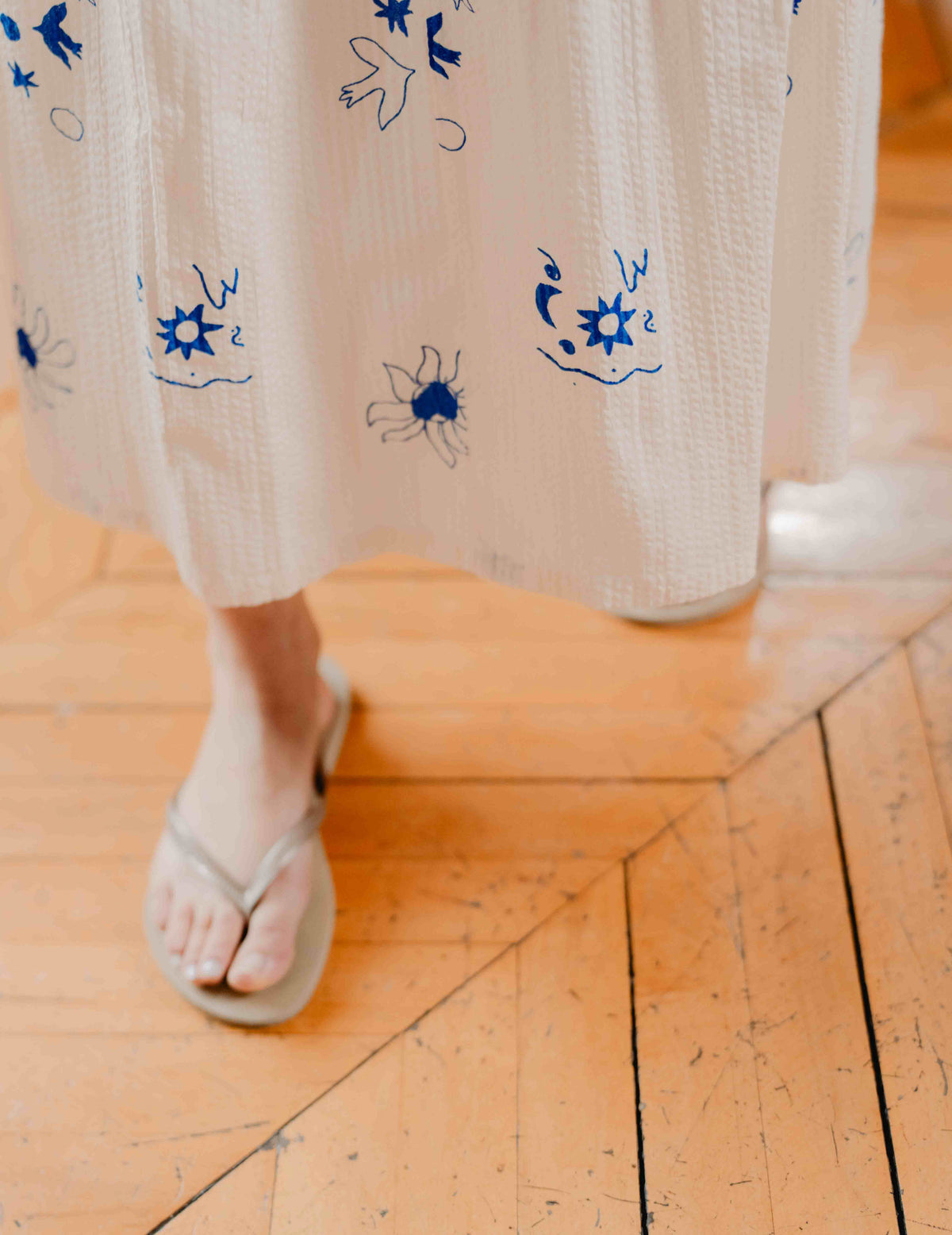 Indi Seersucker Skirt - Jasmine