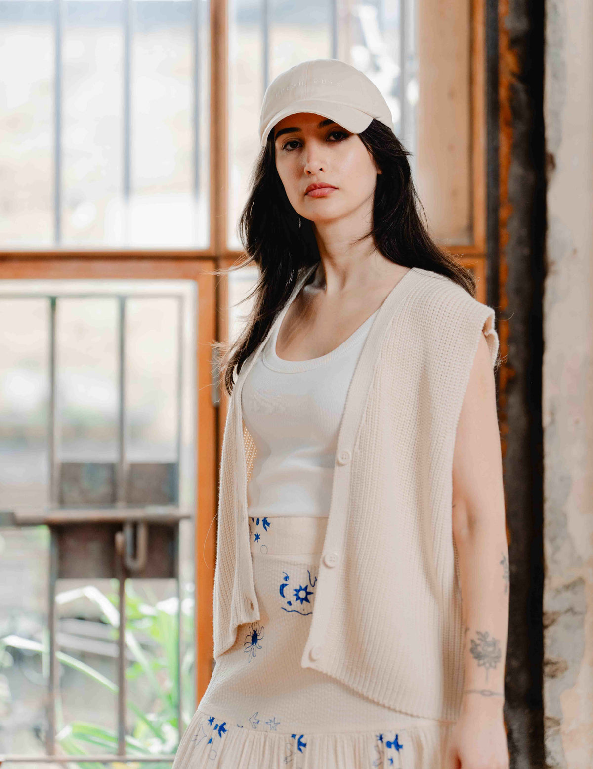 Indi Seersucker Skirt - Jasmine