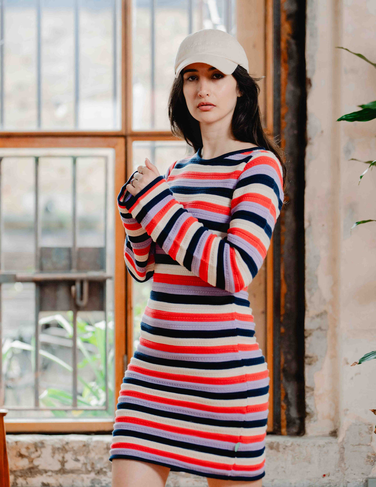 Fresh Knit Dress - Stripe
