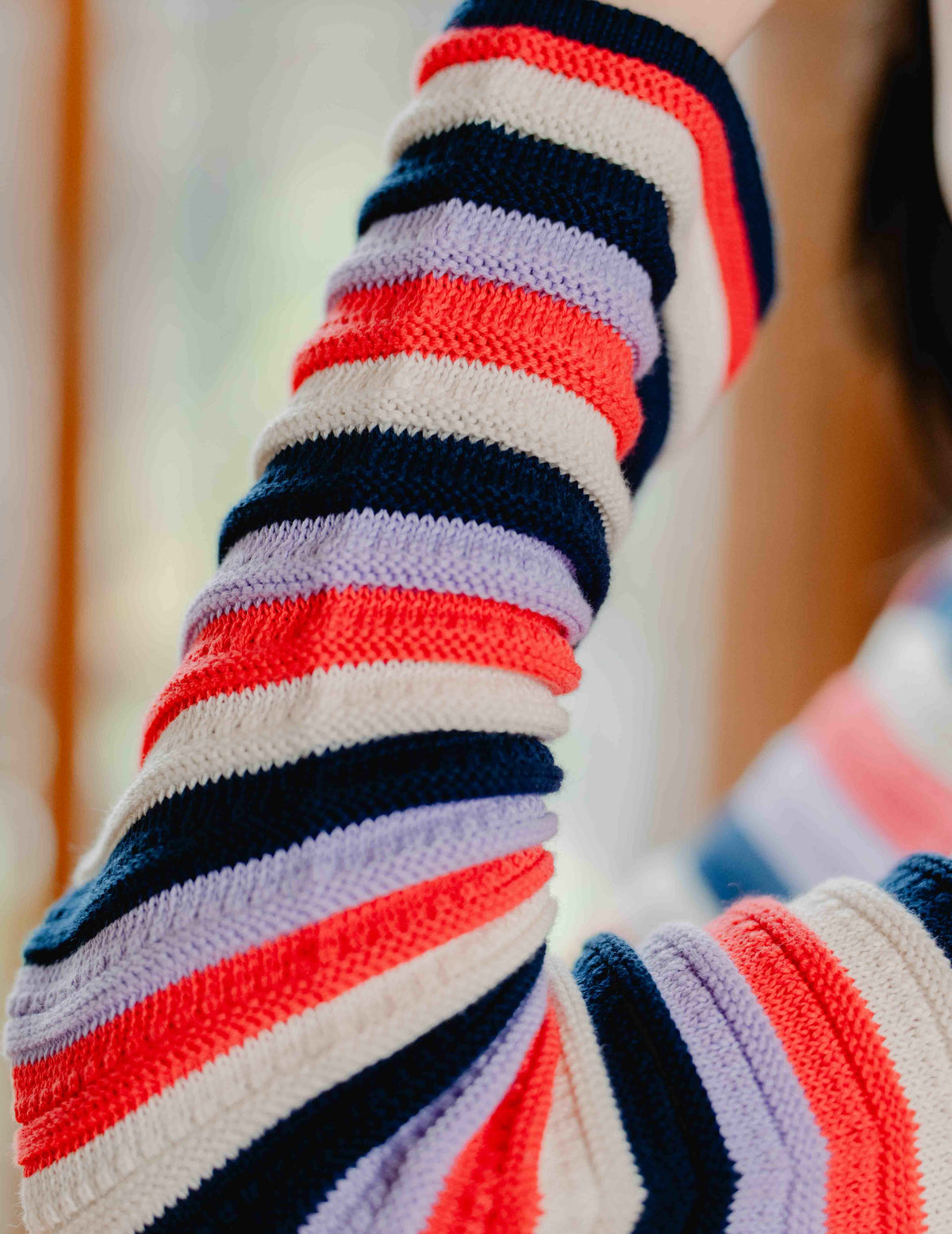 Fresh Knit Dress - Stripe