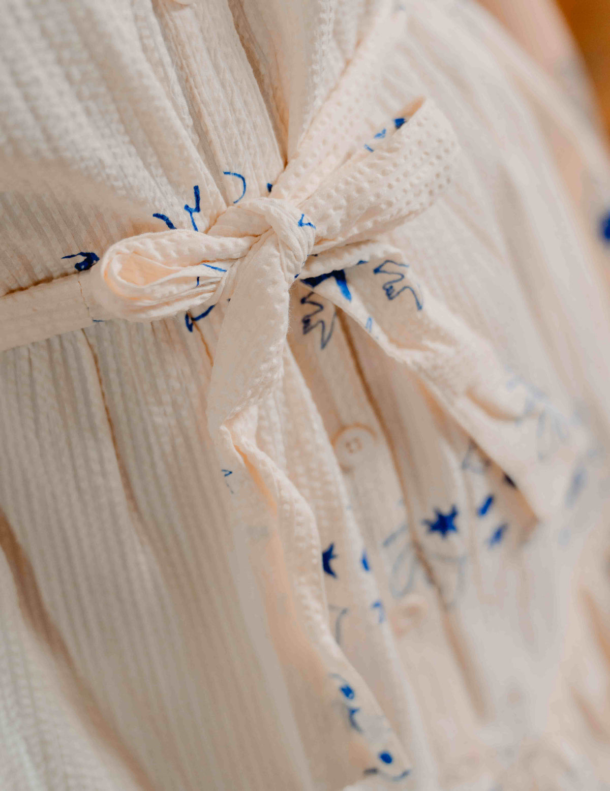 Indi Seersucker Short Dress - Jasmine