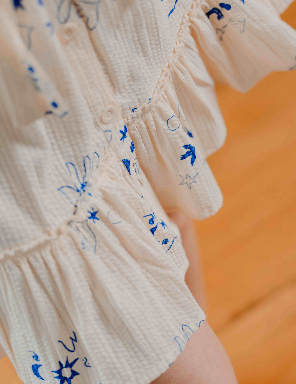 Indi Seersucker Short Dress - Jasmine