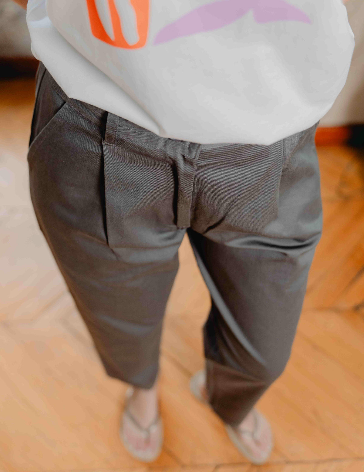 Womens Fresh Chino - Grey
