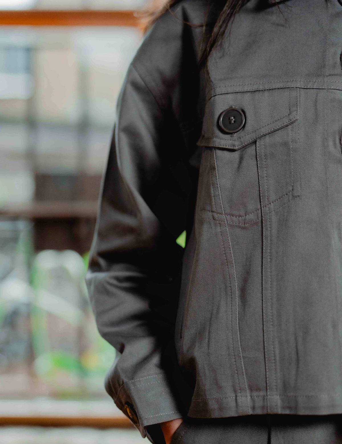Womens Worker Jacket - Grey