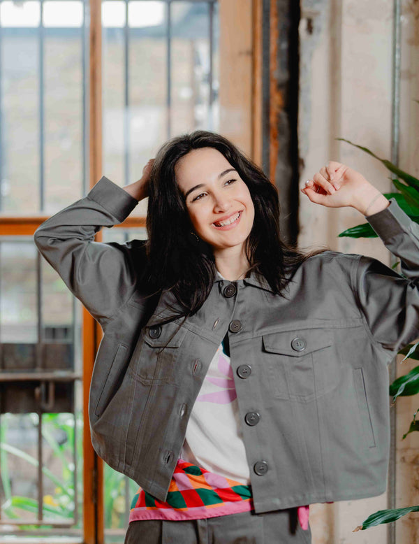 Womens Worker Jacket - Grey