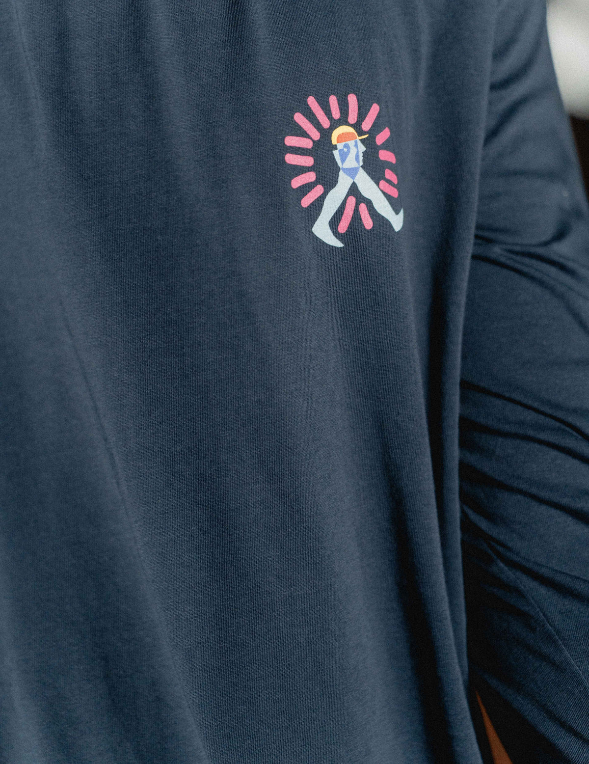 Long Sleeve Tee - Decoy Baseball Man