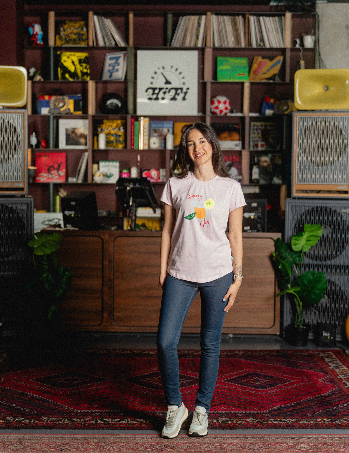 Rolled Sleeve Tee - Spicy Marg
