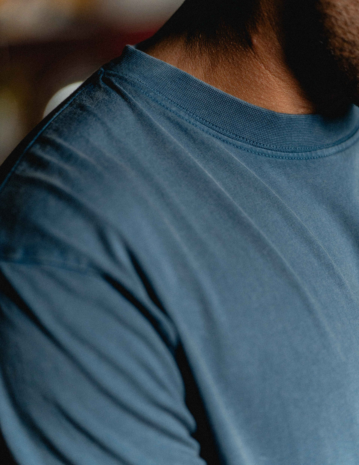 Fresh Vintage Heavyweight Washed Tee - Blue